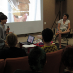 Paula Hildebrandt, Adriana Schneider e Walmeri Ribeiro, por Toni Benvenuti