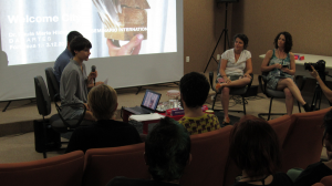 Paula Hildebrandt, Adriana Schneider e Walmeri Ribeiro, por Toni Benvenuti