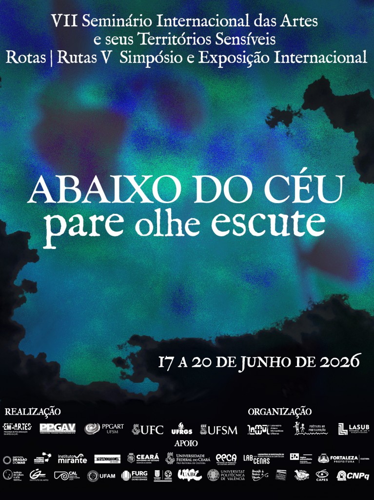 Cartaz Abaixo do Céu_ pare, olhe, escute